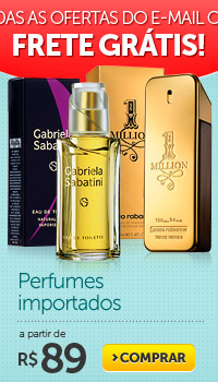 Perfumes importados a partir de R$ 89