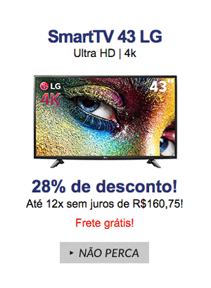 SmartTV 43 LG - Ultra HD - 4K